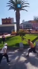 Sujetos se pelearon a cuchillazos en plena plaza de Antofagasta