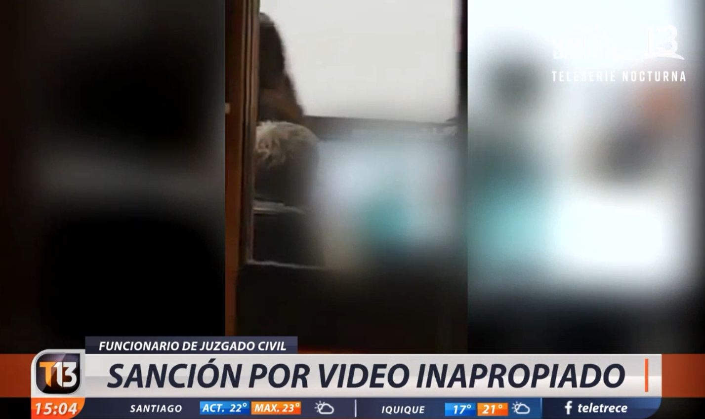 VIDEO] Poder Judicial inicia sumario a funcionario que veía videos eróticos  en juzgado civil