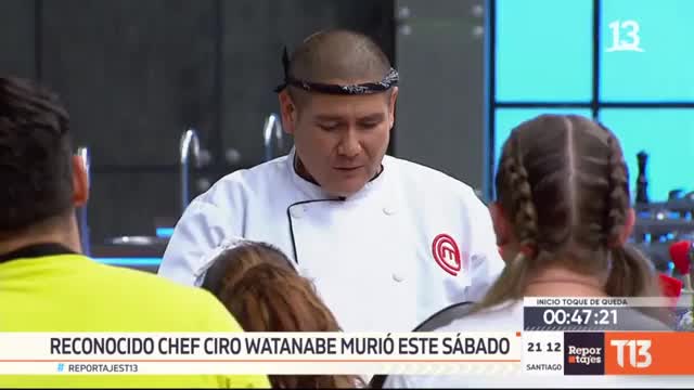 VIDEO Muere reconocido chef Ciro Watanabe