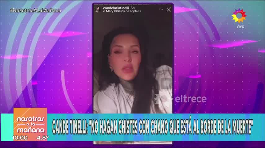 El descargo de Cande Tinelli hacia los haters de Chano - Lo trataron como si fuera un delincuente