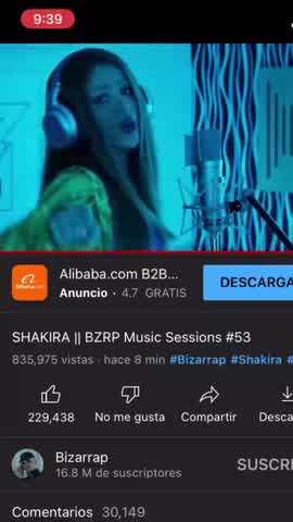 Briella, una cantante venezolana acusó a Shakira de plagio por su Session  53 con Bizarrap