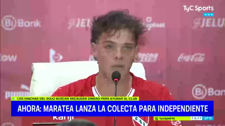 Santi Maratea propuso una nueva colecta: quiere pagar la deuda de  Independiente