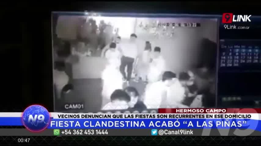 Fiesta clandestina en Chaco