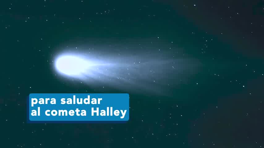 cometa halley de la tierra 1986