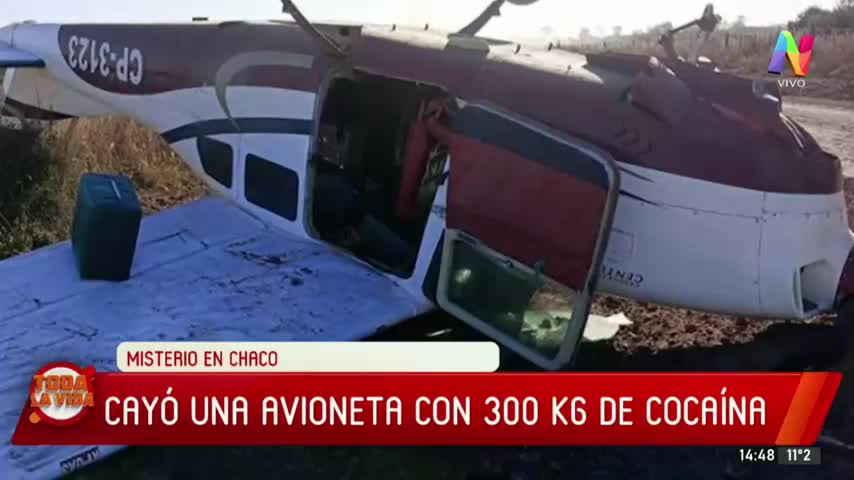 Chaco la avioneta que cay con m s de 300 kilos de coca na