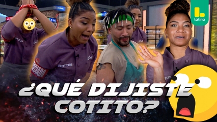 La Cotito le habla en lenguas extintas a Zumba.