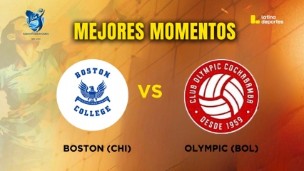 SUDAMERICANO DE VÓLEY - MEJORES MOMENTOS - FECHA 03 - Boston College (Chile) vs Olympic (Bolivia)
