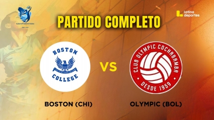 SUDAMERICANO DE VÓLEY - FECHA 03 - Boston College (Chile) vs Olympic (Bolivia)