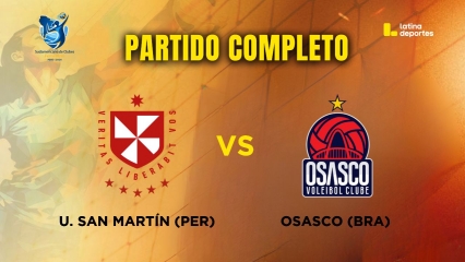SUDAMERICANO DE VÓLEY - SEMIFINAL - Universidad San Martín (Perú) vs Osasco (Brasil)